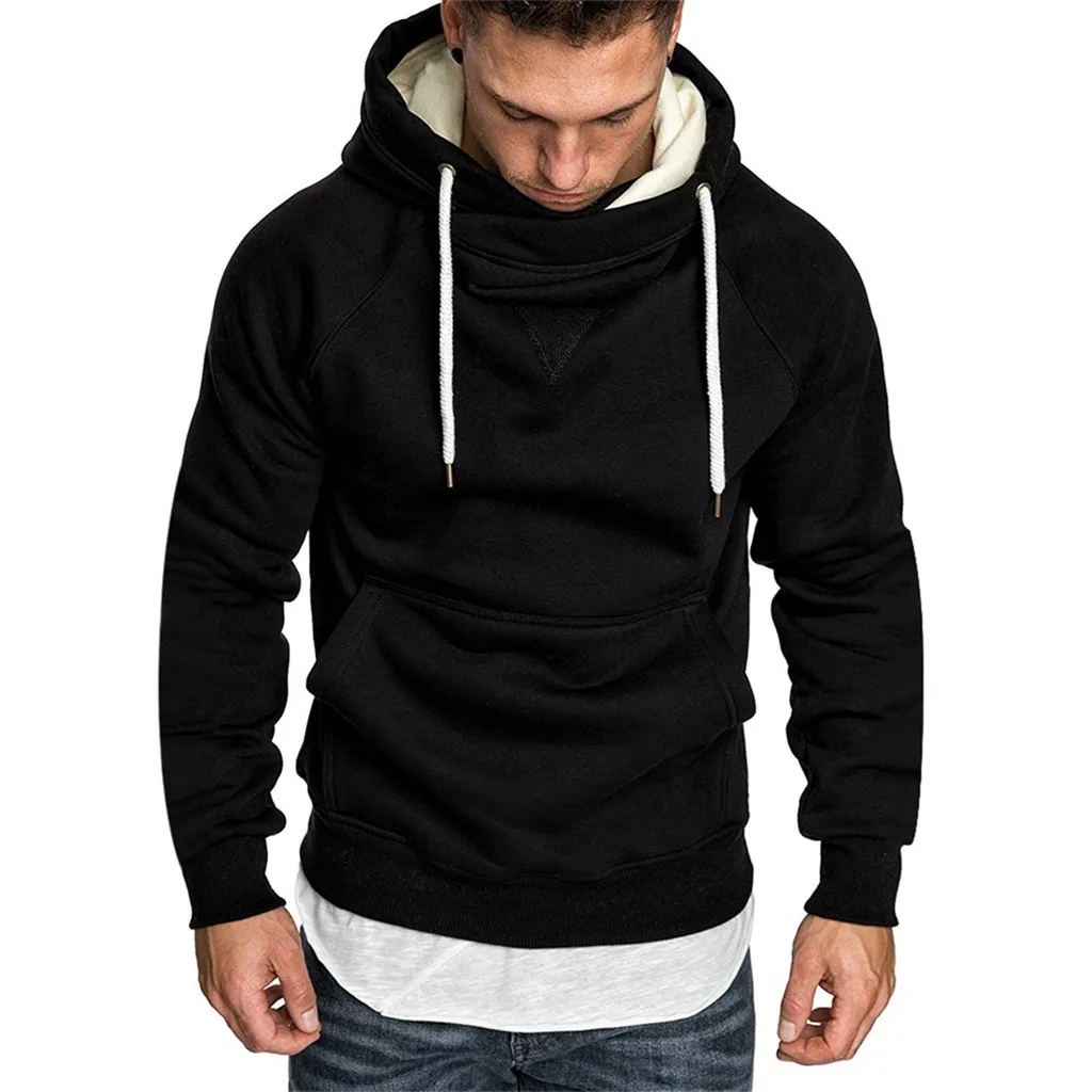 

Fashion Military Hoody Style Mens Long Sleeve Autumn Winter Round Neck Solid Color Printing Sweatershirt Tops Blouse Men's Cloth