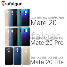 Для huawei mate 20 Lite Крышка для батареи Задняя стеклянная панель Задняя Дверь Корпус чехол для huawei mate 20 Pro крышка для батареи mate 20 окно