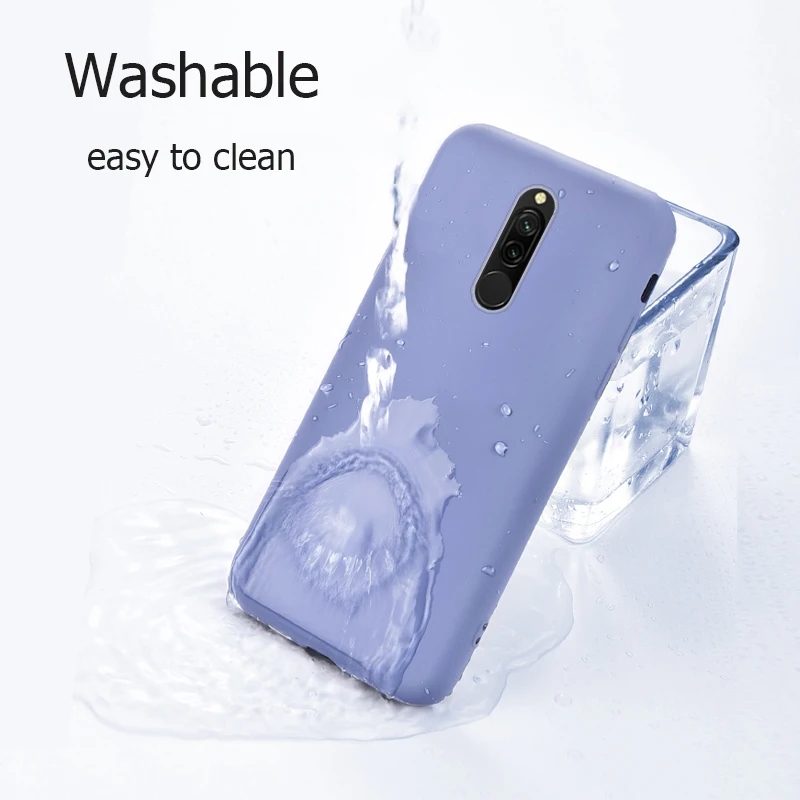 Чехол Raugee для Redmi 8 8A чехол бампер противоударный TPU телефона жидкий силиконовый