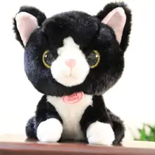  simulation Siamese shorthair Super Cute Cat Toy Plush Stuffed Doll Props Ornaments Hanging Gifts Collectible Boys Girls Gifts 