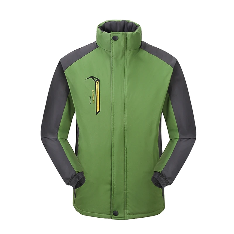Ветровка для походов куртка толстый ветроустойчивый Влагоустойчивый термический куртка для альпинизма верхняя одежда зимняя спортивная одежда hs - Цвет: G