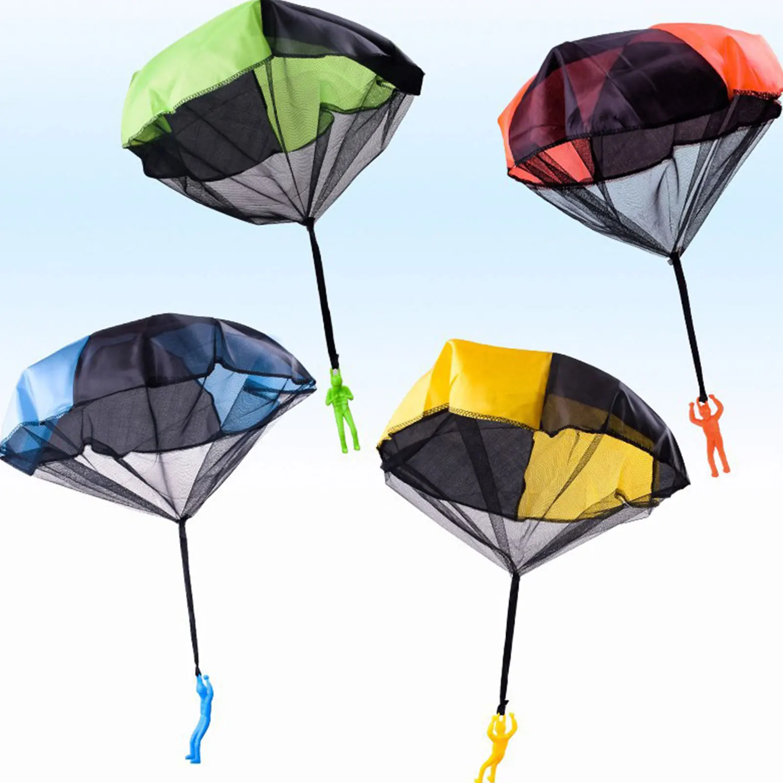 B bangcool 4PCS Kids Parachute Toy Funny Creative Flying Toy Outdoor Play Toy Throwing Toy 