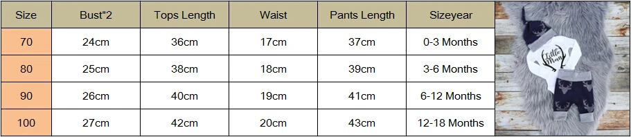3 предмета, Рождественская Одежда для новорожденных мальчиков и девочек хлопковый комбинезон с длинными рукавами с принтом оленя+ штаны+ шапочка, одежда комплект одежды