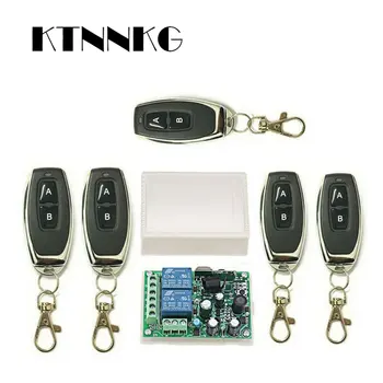 

AC 220V 2Gangs Wireless switch with 433Mhz button remote control for rolling shutters, garage doors, alarms, manual DIY
