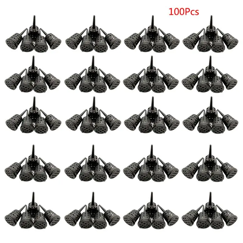 100 Pcs pack Mini Aquatic Fertilizer Basket Aquarium Fish Tank Water Plants Box