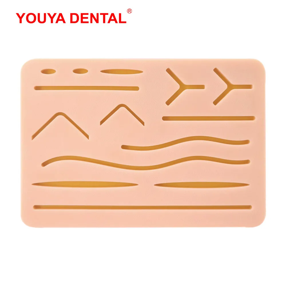 Reusable Surgical Suture Kit Pad Silicone Fake Skin Suture Medical