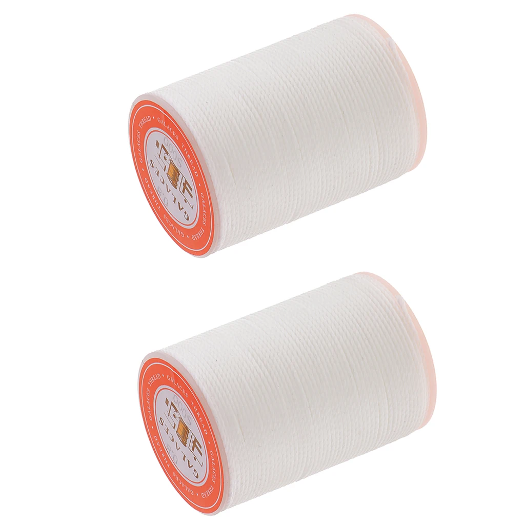 55 Meter 0.8mm Leather Waxed Wax Thread Cord Craft for DIY Tool Stitching 2Pcs Suitable For Diy Handicraft and Leather Products
