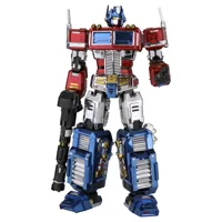 MU Art Model 3D Metal Puzzle G1 red Robot model DIY 3D Laser Cut Assemble Jigsaw Toys Desktop decoration GIFT For Children 1