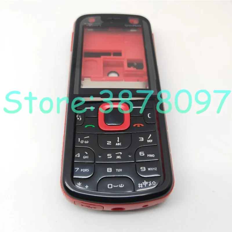 Для Nokia 5320 Корпус Передняя Лицевая панель рамка чехол+ задняя крышка/крышка батарейного отсека+ клавиатура