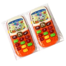 Электронный игрушечный телефон для детей детский мобильный телефон развивающие Обучающие игрушки Музыка звуковая машина игрушка для детей