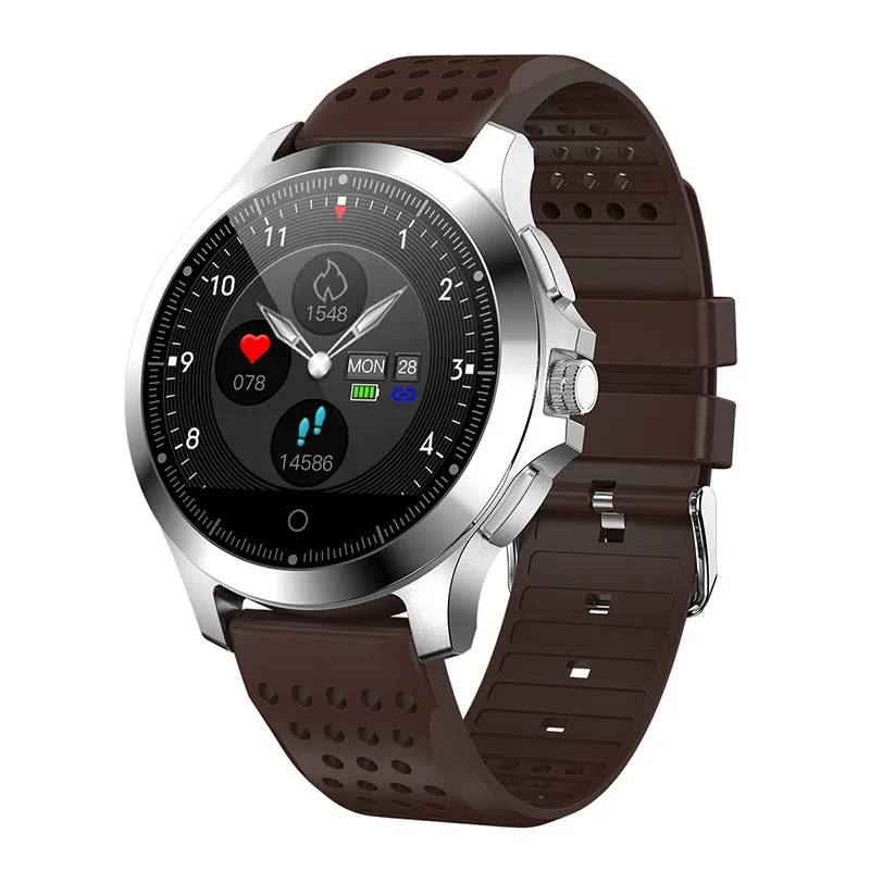 

New Style W8 Smart Watch ECG Oxygen Blood Pressure Heart Rate Monitoring Water-Resistant Sports Watch