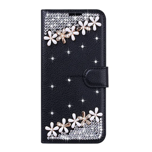 Luxury Glitter Bling Diamond Flip Leather Wallet Funda Bag Cover for IPhone 13 Pro Max 11 Mini 12 Pro Max 8 7 6Plus Xr XsMax 12 white