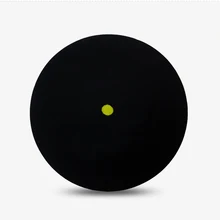 2 шт./лот, прочный резиновый мяч для игры в сквош с желтыми точками, 39 мм, низкоскоростной тренировочный мяч для профессионального игрока