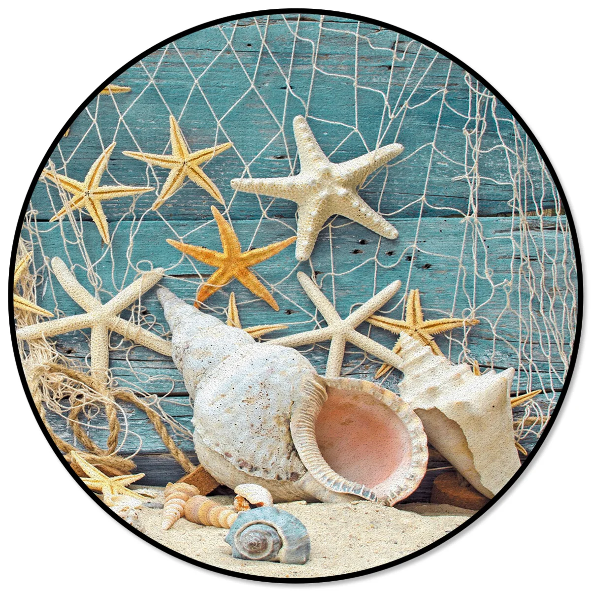 Sea Star Раковины пляжный ковер очиститель для гостиной дверной коврик для ванной банкета унисекс для взрослых мальчиков полипропиленовые волокна для кухни