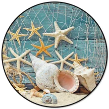 Sea Star Раковины пляжный ковер очиститель для гостиной дверной коврик для ванной банкета унисекс для взрослых мальчиков полипропиленовые волокна для кухни