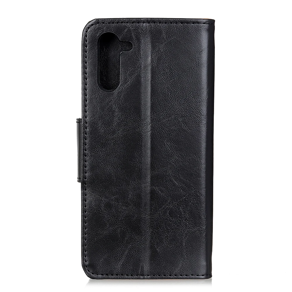 Для samsung Galaxy Note 10 Plus A30(японская версия) чехол Crazy Horse зернистый PU кожаный магнитный кошелек с отделениями для карт