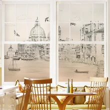 Window Film Privacy Protection Non-Sticky Frosted Glass Window Adsorption Suitable For Home And Office