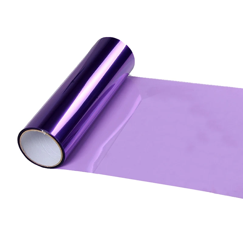 30 см x 60 см Авто Виниловая дымовая пленка лист стикер автомобиля Оттенок головной светильник задняя фара туман светильник покрытие автомобиля Стайлинг - Название цвета: Purple