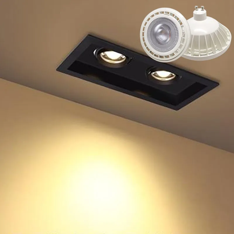 슈퍼 밝은 AR111 LED 스포트라이트 다운 램프 QR111 통 G53 GU10 기본 AC 220V 고품질 따뜻한 흰색 차가운 흰색