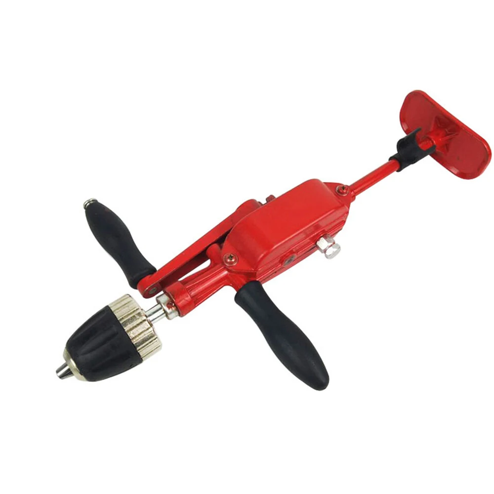 

1pc Stainless Steel Hand Drill 0.8-10mm Drill Chuck Two Gear Hand Drill Automatic Miniature Hand Crank Tapping Machine For Wood