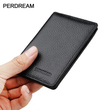 

Ultra-thin small card package men's leather mini compact card package simple multi-card card holder women's ID card holder