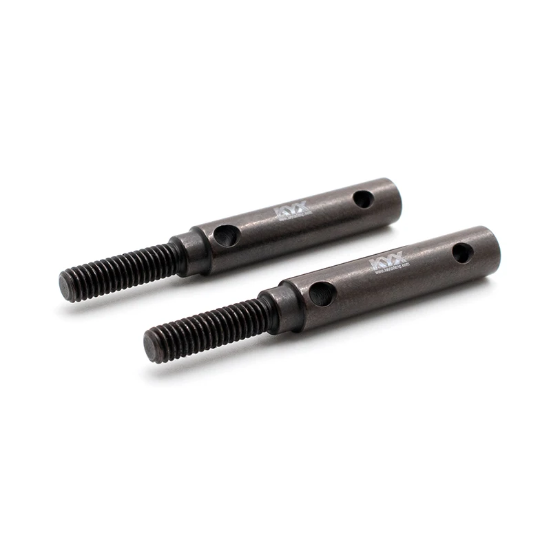 KYX Racing Hard Steel Front Rear Portal Stub Axle Drive Shaft Upgrades Parts Accessories for RC Crawler Car Traxxas TRX4 TRX6