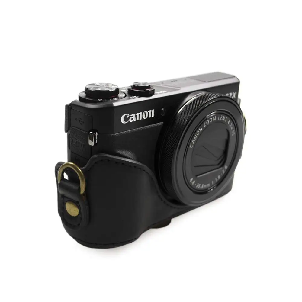 Ретро PU кожаный чехол для камеры, жесткий чехол для Canon Powershot G7 X G7X Mark II III(G7XII xxiii) mark2 mark3 G7X2 G7X3