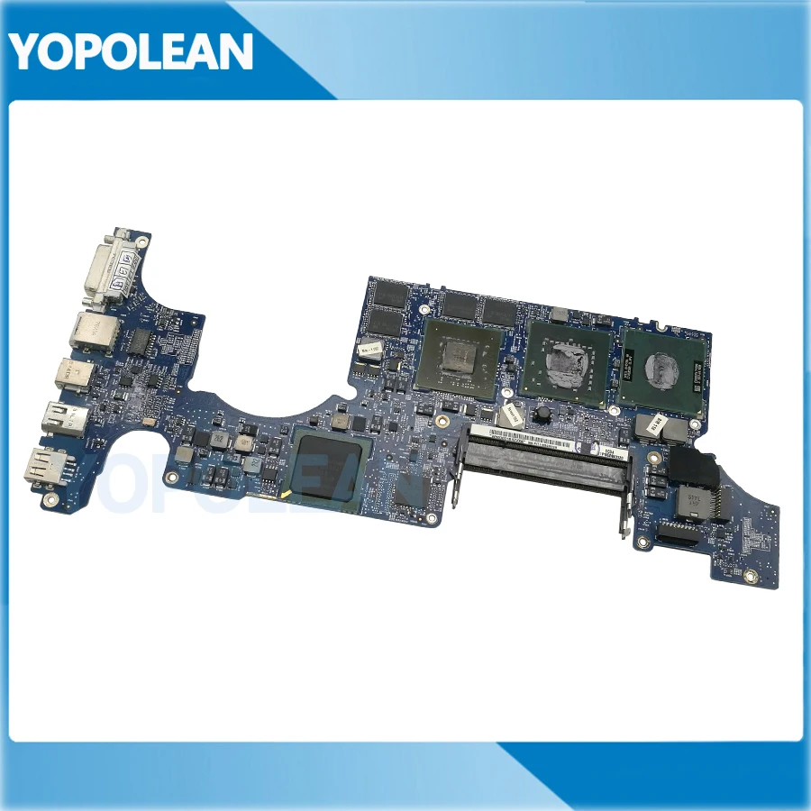 

661-4963 Motherboard For MacBook 17" A1261 Logic Board 820-2262-A CPU 2.50GHz T9300 MB166LL/A 2008