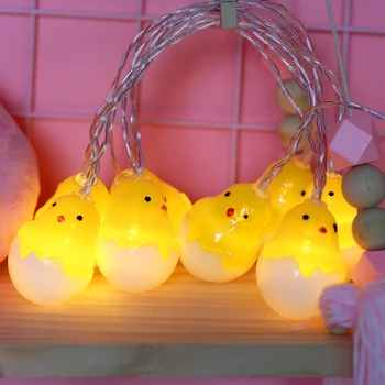 

3M LED Light Strings Little Yellow Chicken Light Strings Eggshell Fairy Lights For Children Room Decoration Party Light Strings
