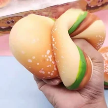 Jouets à presser les hamburgers pour les doigts, décompression, Anti stress, soulagement du Stress, astuces pour enfants, cadeau
