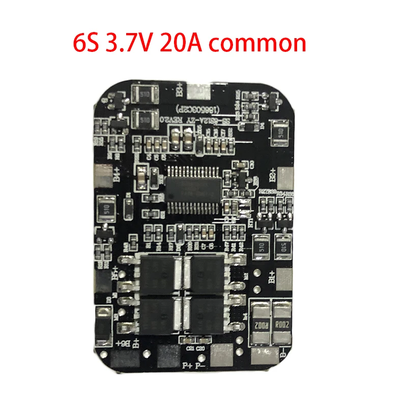 Защитная плата BMS для литиевых аккумуляторов 6S 7S 8S 24 В с балансом 20 А 30 80 150 литий