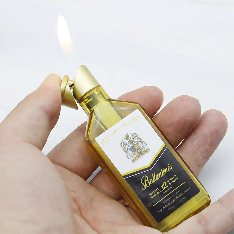 Модная мини-зажигалка для винных бутылок креативная подсветка Бутановая лампа