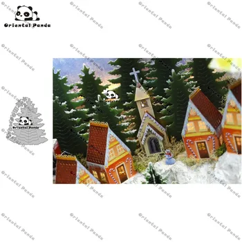 

New Dies 2020 3D Miniatures Christmas Tree Metal Cutting Dies diy Dies photo album cutting dies Scrapbooking Stencil stamps