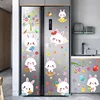 Happy Easter Bunny Egg Electrostatic Sticker Window Glass No Glue Refrigerator Sticker Home Decoration Mall Easter Wall Stickers ► Photo 3/6