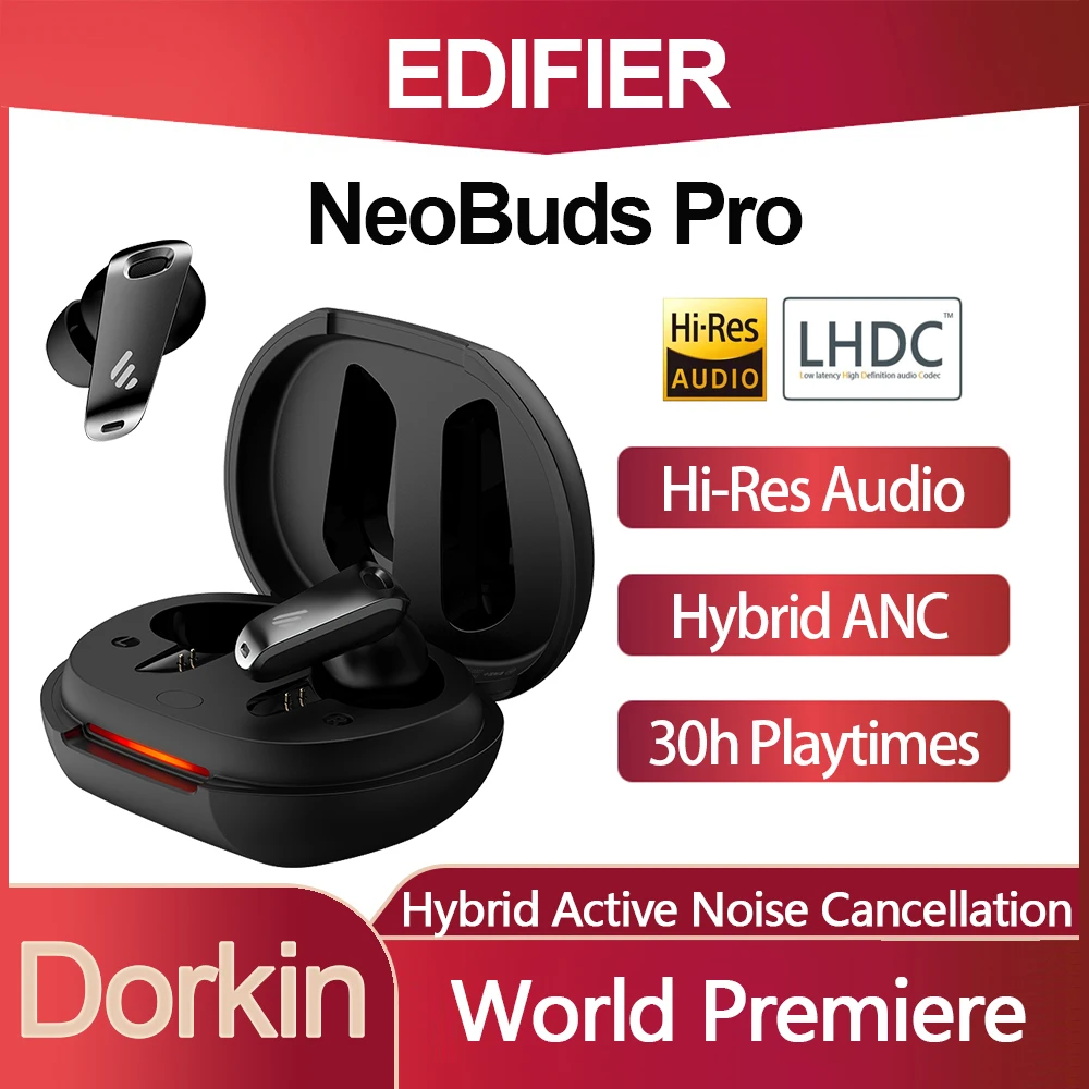 Оригинальные Беспроводные стереонаушники EDIFIER NeoBuds Pro TWS LHDC с активным