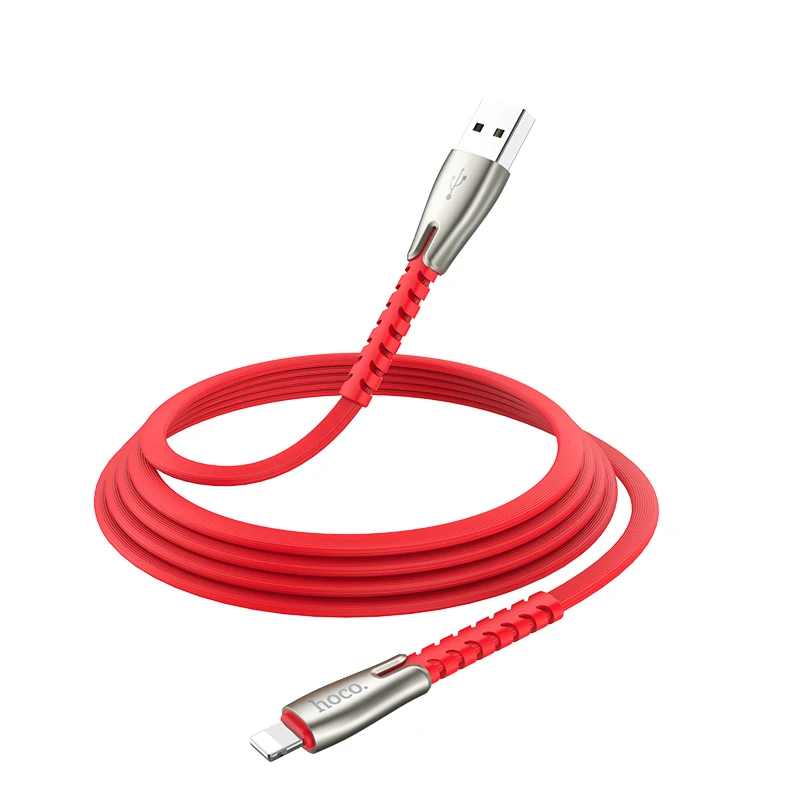 HOCO U58 30 шт./лот 1,2 м Прочный USB кабель для iPhone кабель Micro кабель для samsung USB кабель провод зарядного устройства