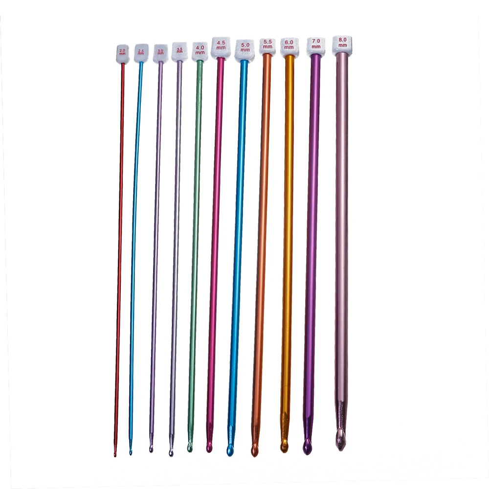 Aluminum-Crochet-Hooks-At-Random-27cm-10-5-8-1-Set-11-PCs-Set