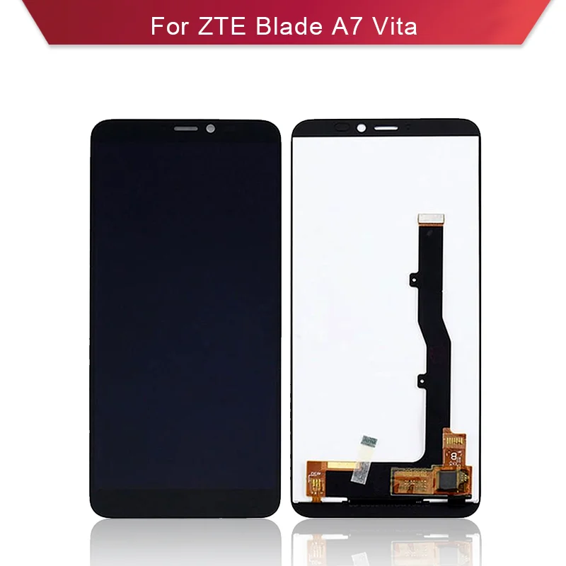 BKparts Новинка для zte Blade A7 Vita ЖК-дисплей сенсорный экран стекло дигитайзер полная сборка