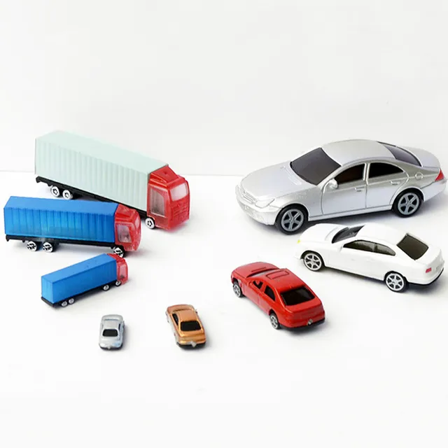 1/50-200 Scale Mini Car Truck Model For Sence Dollhouse Play Toy 2