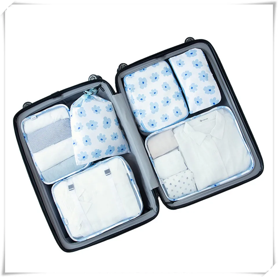 travel set b Flower blue