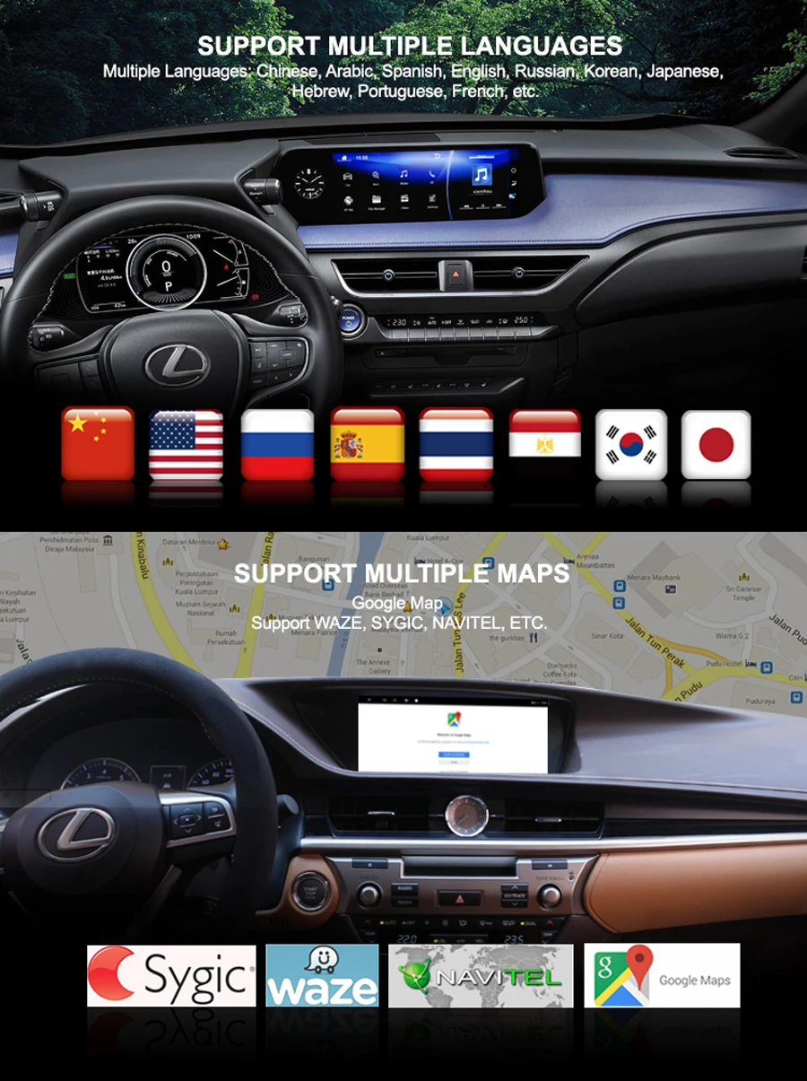 Ips экран автомобиля Android 9,0 gps для Lexus UX UX200, UX250, UX250h, UX260h радио автомобиля bluetooth головное устройство Мультимедиа Навигация