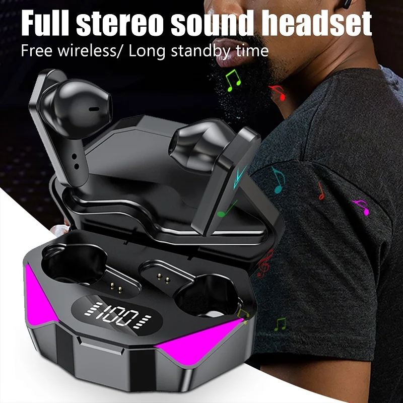XVIDA X15 Wireless headphone Bluetooth 5.0 Earphone Mini Earbuds TWS Sport Headset With charging case For all smartphone | Электроника