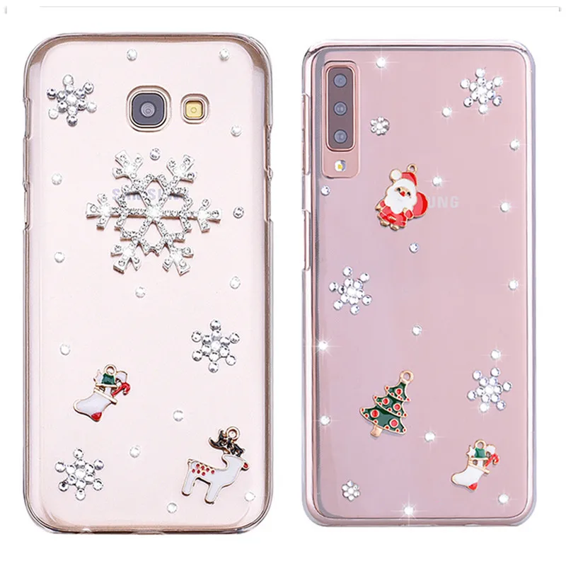 Bling Diamond Crystal Cases For Samsung Galaxy A7 A3 J5 J7 A5 2017 J6 J4 PLUS J2 PRO 2018 Grand prime pro G530 Soft phone cover |