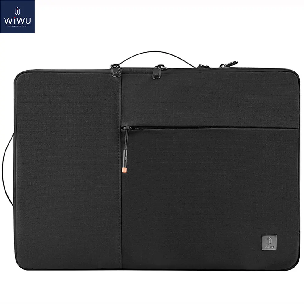 Wiwu-bolsa Portátil do Portátil Dupla Camada para o Macbook Pro 13 14 15 2023 Case Impermeável para o Portátil 15.6 Novo