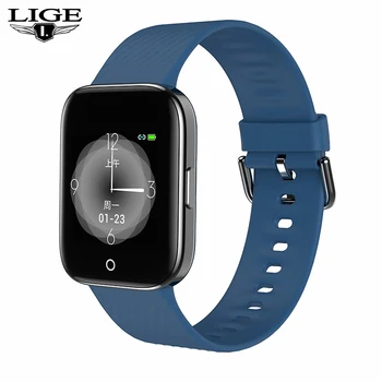 

LIGE Smart Watch Men Women Heart Rate Monitor Sport Fitness Tracker SmartWatch Information reminder smart Band For Android IOS