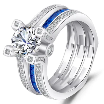 

Fashion Zircon Couple Engagement Ring Personality Simple Feminine Romantic Jewelry Manufacturer Wholesale