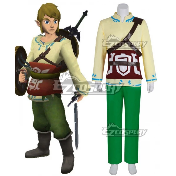 Link Halloween Suit Skyward Sword Skyloft Link Uniform Outfit Cosplay Costume E001 Anime Costumes Aliexpress Link Halloween Suit Skyward Sword Skyloft Link Uniform Outfit Cosplay Costume E001 Anime Costumes Aliexpress