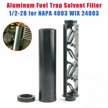 

1/2-28 Fuel Fuel Filter for NAPA 4003 WIX 24003 Aluminum Single Core
