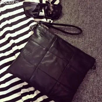 

Hand-made leather envelopes ladies'and gentlemen's envelopes hand-held bags large-capacity soft leather hand-held bags busines