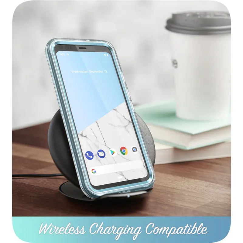 I-BLASON для Google Pixel 4 Чехол 5,7 дюймов() Cosmo полный корпус блестящий Мраморный бампер чехол со встроенной защитной пленкой